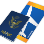 passport and ticket