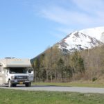 motorhome on open road